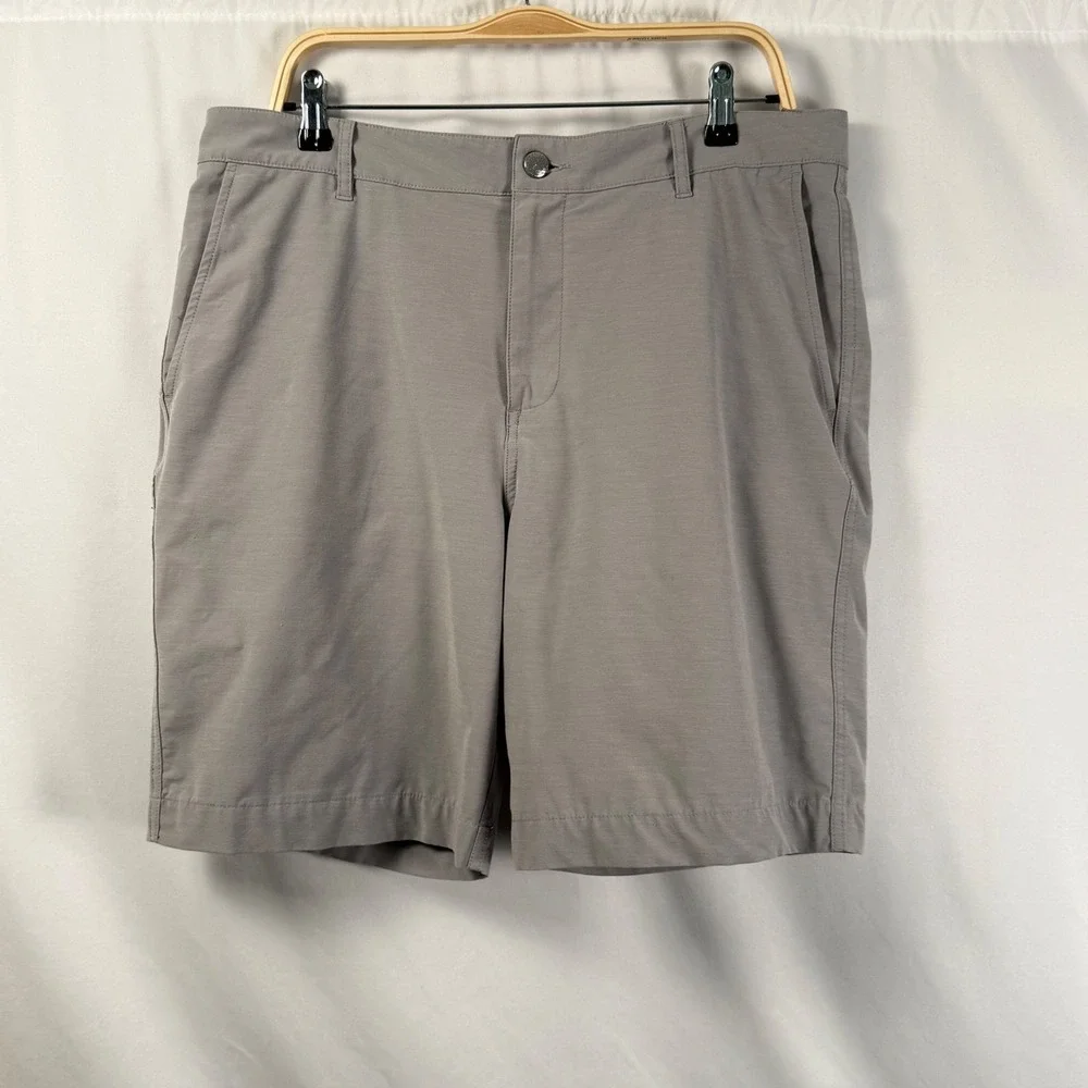 Faherty All Day Shorts Mens 36 Gray Hybrid Board Quick Dry Drawstring Stretch 9